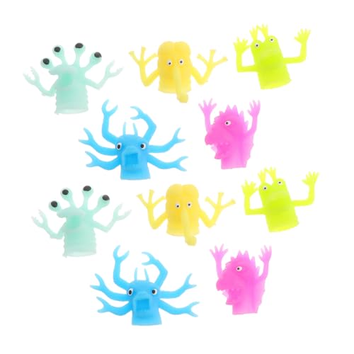 SOPOTUTU 10 Stück Teiliges Leuchtende Fingerpuppen aus TPR Mini Finger mit Einzigartigen Fantasie Tierformen Kreativ und Robust für Familienfeiern und Interaktives Geschichtenerzählen SOPOTUTU 10 Stück Teiliges Leuchtende Fingerpuppen aus TPR Mini Finger mit Einzigartigen Fantasie Tierformen Kreativ und Robust für Familienfeiern und Interaktives Geschichtenerzählen von SOPOTUTU