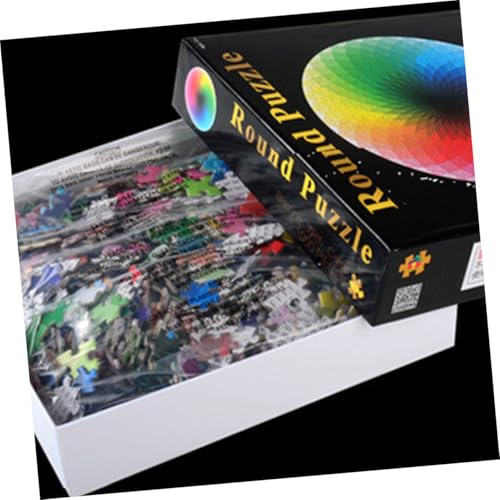 SOPOTUTU 1000 Stück Teiliges Rundes Puzzle Bunt Präzise Geschnitten Langlebig Pädagogisches Lernspielzeug für Erwachsene und Entspannendes Familienspiel SOPOTUTU 1000 Stück Teiliges Rundes Puzzle Bunt Präzise Geschnitten Langlebig Pädagogisches Lernspielzeug für Erwachsene und Entspannendes Familienspiel von SOPOTUTU