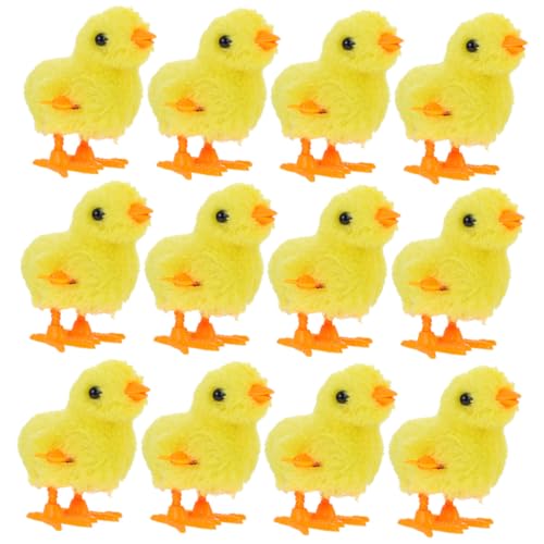 SOPOTUTU 12 Stück Teiliges Aufziehspielzeug Kleine Hühner Wind Up Clockwork Party Deko Lustige Simulation Lernspielzeug Ostern SOPOTUTU 12 Stück Teiliges Aufziehspielzeug Kleine Hühner Wind Up Clockwork Party Deko Lustige Simulation Lernspielzeug Ostern von SOPOTUTU