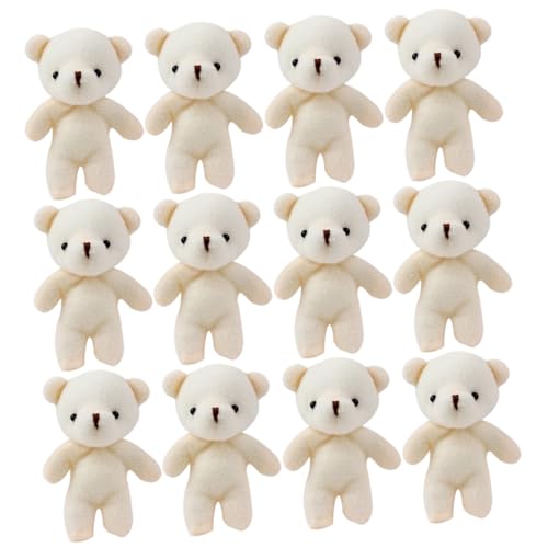 SOPOTUTU 12 Stück Teiliges Mini Plüschbären Anhänger Weiche Stofftiere Niedliche Kleine Bären Schlüsselanhänger Vielseitige Deko für Kinderzimmer und DIY Vergnügen SOPOTUTU 12 Stück Teiliges Mini Plüschbären Anhänger Weiche Stofftiere Niedliche Kleine Bären Schlüsselanhänger Vielseitige Deko für Kinderzimmer und DIY Vergnügen von SOPOTUTU
