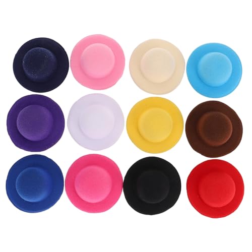 SOPOTUTU 12 Stück Teiliges Miniatur Puppenhaus Hüte Bunte Mini Stoffhüte für DIY Basteln Foto Requisite Vielseitige Dekoration für Puppen und Miniaturhäuser SOPOTUTU 12 Stück Teiliges Miniatur Puppenhaus Hüte Bunte Mini Stoffhüte für DIY Basteln Foto Requisite Vielseitige Dekoration für Puppen und Miniaturhäuser von SOPOTUTU