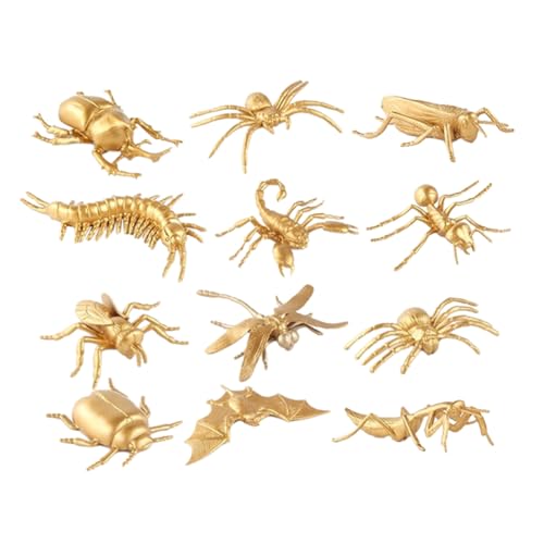 SOPOTUTU 12 Stück Teiliges Realistisches Insekten Spielset aus Robustem Kunststoff Detailgetreue Modellfiguren für Frühe Naturforschung Lernspielzeug und Dekoration Sichere Glatte SOPOTUTU 12 Stück Teiliges Realistisches Insekten Spielset aus Robustem Kunststoff Detailgetreue Modellfiguren für Frühe Naturforschung Lernspielzeug und Dekoration Sichere Glatte von SOPOTUTU