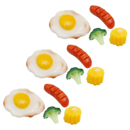 SOPOTUTU 12 Stück Teiliges Spiellebensmittel Realistische Simulation mit Miniwürstchen Maiskolben Brokkoli und Spiegelei Verformungsresistent Detailgetreu Kindgerecht für Kinderküche SOPOTUTU 12 Stück Teiliges Spiellebensmittel Realistische Simulation mit Miniwürstchen Maiskolben Brokkoli und Spiegelei Verformungsresistent Detailgetreu Kindgerecht für Kinderküche von SOPOTUTU