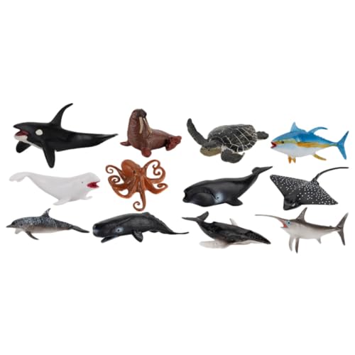 SOPOTUTU 12 Stück Teiliges Tierfiguren aus Robustem Material Realistische Meeresbewohner Modelle für Pädagogisches Lernspielzeug und Sammlerstücke Farblich Beständig für Schule Geburtstag SOPOTUTU 12 Stück Teiliges Tierfiguren aus Robustem Material Realistische Meeresbewohner Modelle für Pädagogisches Lernspielzeug und Sammlerstücke Farblich Beständig für Schule Geburtstag von SOPOTUTU
