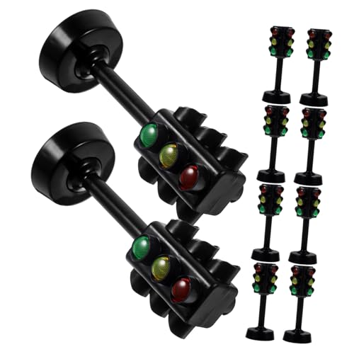 SOPOTUTU 12 Stück Teiliges Verkehrsampel Realistischen Lichtsignalen Kindersicheres Lernspielzeug für Straßenverkehrserziehung Vielseitig Einsetzbar als Spiel Lernmodell SOPOTUTU 12 Stück Teiliges Verkehrsampel Realistischen Lichtsignalen Kindersicheres Lernspielzeug für Straßenverkehrserziehung Vielseitig Einsetzbar als Spiel Lernmodell von SOPOTUTU