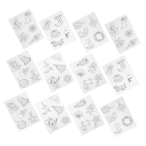 SOPOTUTU 12 Stück Teiliges Weihnachts Heat Shrink mit Motiven Wie Rentier Glocke Schneemann Hitzebeständige Schrumpffolie für DIY Schlüsselanhänger Ornamente für Erwachsene SOPOTUTU 12 Stück Teiliges Weihnachts Heat Shrink mit Motiven Wie Rentier Glocke Schneemann Hitzebeständige Schrumpffolie für DIY Schlüsselanhänger Ornamente für Erwachsene von SOPOTUTU