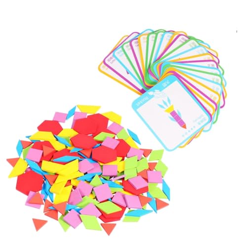 SOPOTUTU 155 Stück Holzpuzzle Geometrische Formen Spielerisches Lernspielzeug Kreatives Holzspielzeug für Montessori Frühförderung Feinmotorik Visuell kognitives Training SOPOTUTU 155 Stück Holzpuzzle Geometrische Formen Spielerisches Lernspielzeug Kreatives Holzspielzeug für Montessori Frühförderung Feinmotorik Visuell kognitives Training von SOPOTUTU
