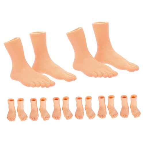 SOPOTUTU 16 Stück Teiliges Pädagogisches Fingerpuppen in Realistischem Fuß Design aus Weichem Vinyl Förderndes Lernspielzeug für Erwachsene für Kreative Spiele und Interaktive SOPOTUTU 16 Stück Teiliges Pädagogisches Fingerpuppen in Realistischem Fuß Design aus Weichem Vinyl Förderndes Lernspielzeug für Erwachsene für Kreative Spiele und Interaktive von SOPOTUTU