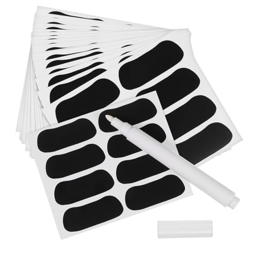 SOPOTUTU 160 Stück Sport Augenstreifen Schwarz PVC Selbstklebend mit Weißem Stift Blendlichtreduzierend Langlebig Einfach Anzuwenden für Baseball und Fußball Fans SOPOTUTU 160 Stück Sport Augenstreifen Schwarz PVC Selbstklebend mit Weißem Stift Blendlichtreduzierend Langlebig Einfach Anzuwenden für Baseball und Fußball Fans von SOPOTUTU