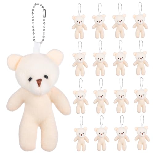 SOPOTUTU 18 Stück Teiliges Kleine Teddybär Schlüsselanhänger Plüschbären Flauschig Kompakt für Erwachsene als Geburtstagsgeschenk und Taschenanhänger Geeignet SOPOTUTU 18 Stück Teiliges Kleine Teddybär Schlüsselanhänger Plüschbären Flauschig Kompakt für Erwachsene als Geburtstagsgeschenk und Taschenanhänger Geeignet von SOPOTUTU