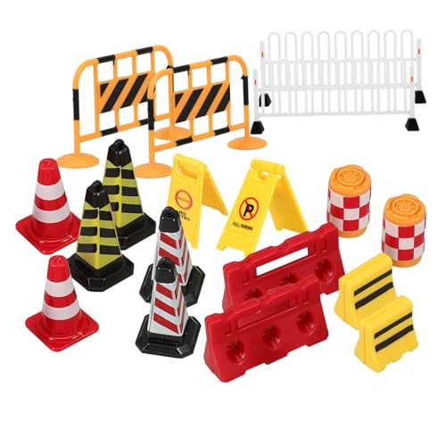 SOPOTUTU 18 Stück Teiliges Mini verkehrszeichen spielset aus Kunststoff Realistisches Straßenbarrikaden Verkehrsschilder Fördert Verkehrssicherheit und Kreatives SOPOTUTU 18 Stück Teiliges Mini verkehrszeichen spielset aus Kunststoff Realistisches Straßenbarrikaden Verkehrsschilder Fördert Verkehrssicherheit und Kreatives von SOPOTUTU
