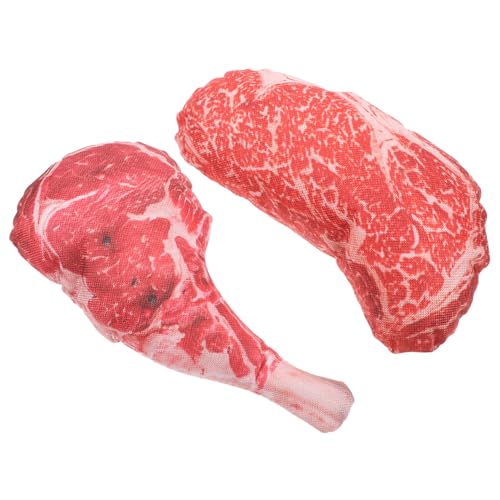 SOPOTUTU 2 Sätze Lebensechtes Künstliches Rindersteak Realistische Fleischdekoration Detailgetreu Vielseitig als Tischdeko Fotorequisite für Restaurant und Zuhause SOPOTUTU 2 Sätze Lebensechtes Künstliches Rindersteak Realistische Fleischdekoration Detailgetreu Vielseitig als Tischdeko Fotorequisite für Restaurant und Zuhause von SOPOTUTU