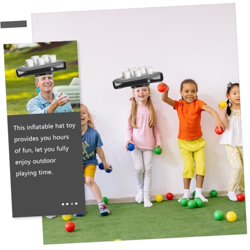 SOPOTUTU 2 Stück Aufblasbarer Trinkhalter Hut Teiliges Wurfspielset für Erwachsene Dreieckiger Becherhalter Vielseitiges Partyspiel Zubehör für Bier und Lawn Games SOPOTUTU 2 Stück Aufblasbarer Trinkhalter Hut Teiliges Wurfspielset für Erwachsene Dreieckiger Becherhalter Vielseitiges Partyspiel Zubehör für Bier und Lawn Games von SOPOTUTU