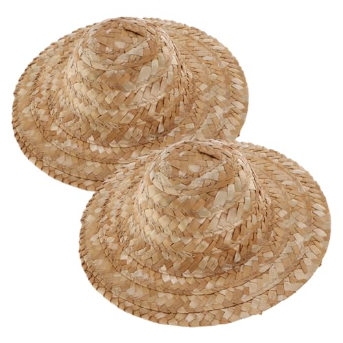 SOPOTUTU 2 Stück DIY Strohhüte aus Leichtem Stroh Unbemalt und Bruchfest zum Bemalen und Dekorieren Puppenzubehör für Kreative Bastel und Tanzparty Aktivitäten SOPOTUTU 2 Stück DIY Strohhüte aus Leichtem Stroh Unbemalt und Bruchfest zum Bemalen und Dekorieren Puppenzubehör für Kreative Bastel und Tanzparty Aktivitäten von SOPOTUTU
