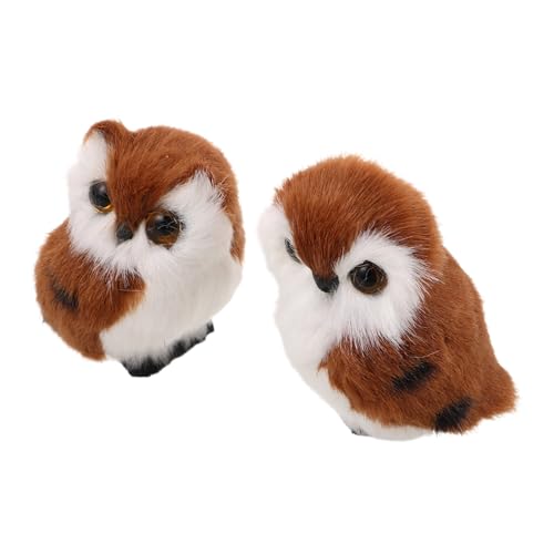 SOPOTUTU 2 Stück Eulen Plüschtiere Deko Eule Plüsch Für Frauen Eulenspielzeug Für Weiche Eule Stofftier Stofftier Kuscheltiere Für Mutiges Thema Plüsch Kunstfell SOPOTUTU 2 Stück Eulen Plüschtiere Deko Eule Plüsch Für Frauen Eulenspielzeug Für Weiche Eule Stofftier Stofftier Kuscheltiere Für Mutiges Thema Plüsch Kunstfell von SOPOTUTU