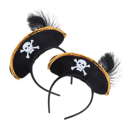 SOPOTUTU 2 Stück Halloween Haarreif Piraten Kapitän Haarband Karneval Kostüm Zubehör Leicht Wiederverwendbar Komfortabel Geeignet für Party Cosplay und Fotoshootings Einheitsgröße SOPOTUTU 2 Stück Halloween Haarreif Piraten Kapitän Haarband Karneval Kostüm Zubehör Leicht Wiederverwendbar Komfortabel Geeignet für Party Cosplay und Fotoshootings Einheitsgröße von SOPOTUTU