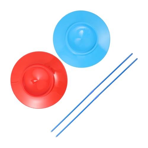 SOPOTUTU 2 Stück Jonglierteller mit Sticks aus Robustem Material für Zirkusshows Straßenauftritte und Kinderpartys Widerstandsfähig und Vielseitig für Jonglier und Geschicklichkeitsspiele SOPOTUTU 2 Stück Jonglierteller mit Sticks aus Robustem Material für Zirkusshows Straßenauftritte und Kinderpartys Widerstandsfähig und Vielseitig für Jonglier und Geschicklichkeitsspiele von SOPOTUTU