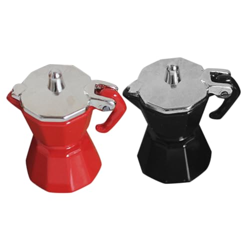SOPOTUTU 2 Stück Kaffeekannen Modellierschmuck Küche Winzige Kaffeekanne Mini Haus Requisite Kaffeekannen Ornament Realistisches Kaffeekannen Modell Miniatur Espresso Kaffeekanne SOPOTUTU 2 Stück Kaffeekannen Modellierschmuck Küche Winzige Kaffeekanne Mini Haus Requisite Kaffeekannen Ornament Realistisches Kaffeekannen Modell Miniatur Espresso Kaffeekanne von SOPOTUTU