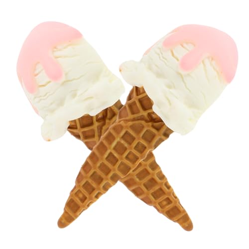 SOPOTUTU 2 Stück Künstliche Eiscreme Modelle Realistische Deko Requisiten für Partys Hochzeiten und Ladenpräsentationen Lebensechte Dessert Attrappen Fotografie und Ausstellungen SOPOTUTU 2 Stück Künstliche Eiscreme Modelle Realistische Deko Requisiten für Partys Hochzeiten und Ladenpräsentationen Lebensechte Dessert Attrappen Fotografie und Ausstellungen von SOPOTUTU
