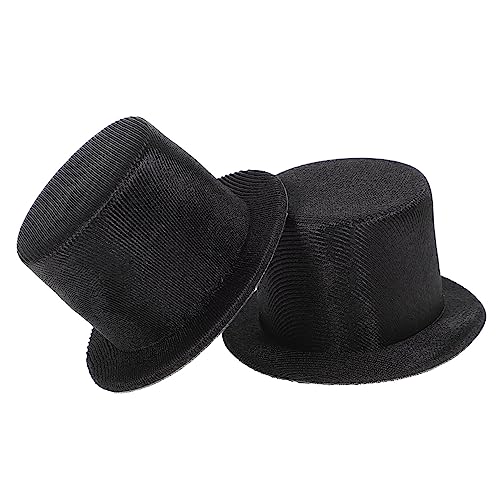 SOPOTUTU 2 Stück Mini Zylinderhüte Kleine Handgefertigte Mini Hüte für Puppen Schneemann Weihnachtsdekoration DIY Basteln Accessoires Schwarz SOPOTUTU 2 Stück Mini Zylinderhüte Kleine Handgefertigte Mini Hüte für Puppen Schneemann Weihnachtsdekoration DIY Basteln Accessoires Schwarz von SOPOTUTU