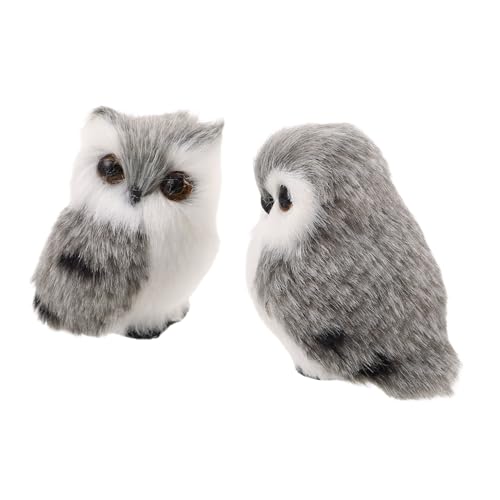 SOPOTUTU 2 Stück Teiliges Eulen Plüschspielzeug Weiches Kuscheltier Kinderzimmer Dekoration für Frauen Graue Realistische Eulenfigur Niedliches Kuscheltier SOPOTUTU 2 Stück Teiliges Eulen Plüschspielzeug Weiches Kuscheltier Kinderzimmer Dekoration für Frauen Graue Realistische Eulenfigur Niedliches Kuscheltier von SOPOTUTU