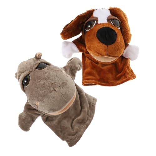 SOPOTUTU 2 Stück Teiliges Interaktive Tierhandpuppen aus Weichem Plüsch mit Bewegbarem Mund Cartoon Tiermodell für Puppentheater und Frühkindliche Bildung Geeignet für Eltern Junge SOPOTUTU 2 Stück Teiliges Interaktive Tierhandpuppen aus Weichem Plüsch mit Bewegbarem Mund Cartoon Tiermodell für Puppentheater und Frühkindliche Bildung Geeignet für Eltern Junge von SOPOTUTU
