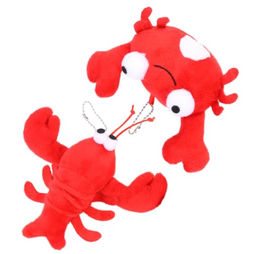 SOPOTUTU 2 Stück Teiliges Plüsch Krabben und Hummer Weiche Kuscheltiere als Schlüsselanhänger und Taschenanhänger Strapazierfähige Verarbeitung als Niedliche Dekoration für Auto Büro und SOPOTUTU 2 Stück Teiliges Plüsch Krabben und Hummer Weiche Kuscheltiere als Schlüsselanhänger und Taschenanhänger Strapazierfähige Verarbeitung als Niedliche Dekoration für Auto Büro und von SOPOTUTU