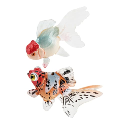 SOPOTUTU 2 Stück Teiliges Realistisch Simuliertes Goldfischmodell Lebensechte Fischfigur Leichtes Verschleißfestes Material Dekorativ für Aquarium und Schreibtisch für Lernspielzeug SOPOTUTU 2 Stück Teiliges Realistisch Simuliertes Goldfischmodell Lebensechte Fischfigur Leichtes Verschleißfestes Material Dekorativ für Aquarium und Schreibtisch für Lernspielzeug von SOPOTUTU