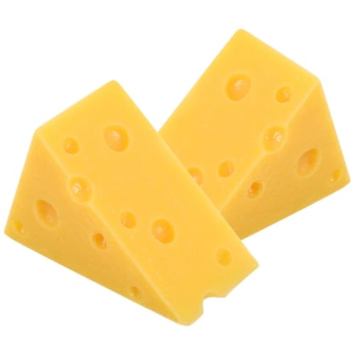 SOPOTUTU 2 Stück Teiliges Realistisches Käsemodell Künstliche Dreieck käse Dekoration Leichte Simulation für Fotografie Küchen Wohnaccessoire Lebensechte Käseattrappe SOPOTUTU 2 Stück Teiliges Realistisches Käsemodell Künstliche Dreieck käse Dekoration Leichte Simulation für Fotografie Küchen Wohnaccessoire Lebensechte Käseattrappe von SOPOTUTU