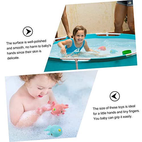 SOPOTUTU 2 Stück Wal Badespielzeug für Kleinkinder Wind Up Badewannenspielzeug aus Robustem Kunststoff Sicher Glatte Oberfläche Schwimmende Planschbecken Spielzeuge für Junge Mädchen SOPOTUTU 2 Stück Wal Badespielzeug für Kleinkinder Wind Up Badewannenspielzeug aus Robustem Kunststoff Sicher Glatte Oberfläche Schwimmende Planschbecken Spielzeuge für Junge Mädchen von SOPOTUTU