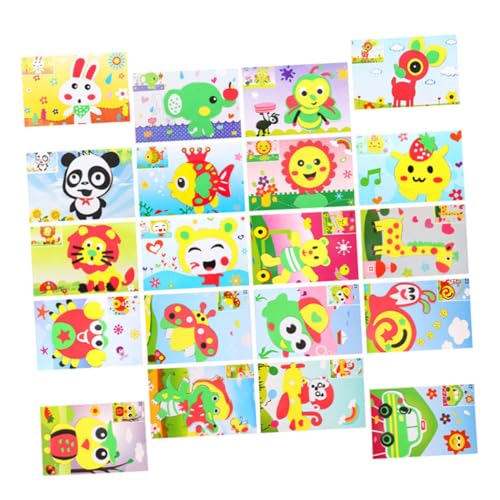 SOPOTUTU 20 Stück Teiliges Eva Sticker für Bunte Langlebige und Ablösbare Bastelaufkleber aus Sicherem Eva Material für Kindergarten und Kreative Kunstprojekte SOPOTUTU 20 Stück Teiliges Eva Sticker für Bunte Langlebige und Ablösbare Bastelaufkleber aus Sicherem Eva Material für Kindergarten und Kreative Kunstprojekte von SOPOTUTU
