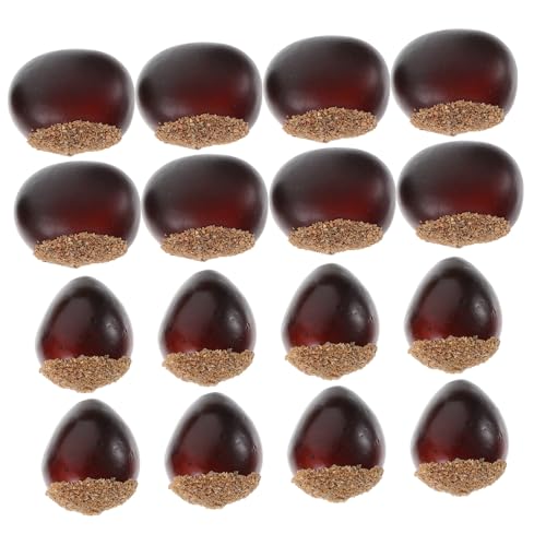 SOPOTUTU 20 Stück Teiliges Künstliche Kastanien Deko aus Stabilem Material Leichte und Vielseitige Künstliche Nussdekorationen Modelle für Wohnaccessoires Fotografie Requisiten Herbst und SOPOTUTU 20 Stück Teiliges Künstliche Kastanien Deko aus Stabilem Material Leichte und Vielseitige Künstliche Nussdekorationen Modelle für Wohnaccessoires Fotografie Requisiten Herbst und von SOPOTUTU