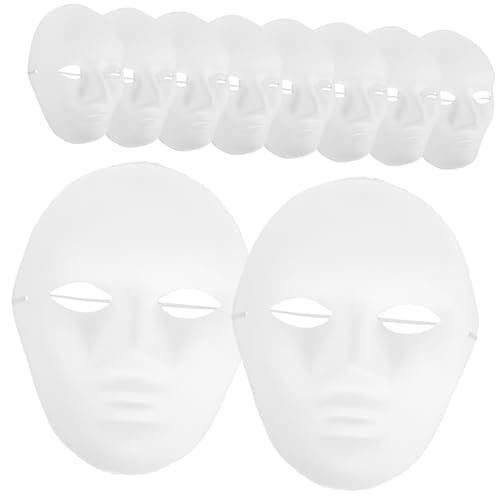SOPOTUTU 24 Stück Teiliges DIY Halloween Vollgesichtsmasken Weiße Leere Papiermasken zum Bemalen Männliche und Weibliche Gesichtsdesigns für Hip Hop Tanz Karneval Kostümparty Maskerade SOPOTUTU 24 Stück Teiliges DIY Halloween Vollgesichtsmasken Weiße Leere Papiermasken zum Bemalen Männliche und Weibliche Gesichtsdesigns für Hip Hop Tanz Karneval Kostümparty Maskerade von SOPOTUTU