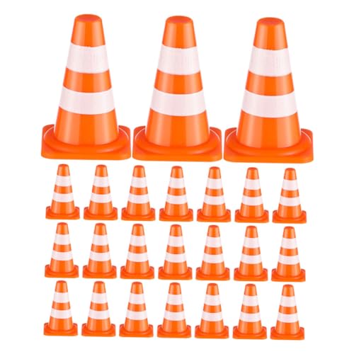SOPOTUTU 24 Stück Teiliges Mini Verkehrszeichen Orange Kleine Verkehrskegel Lernspielzeug Verkehrsregeln Simulation für Vorschule und Familienspiel SOPOTUTU 24 Stück Teiliges Mini Verkehrszeichen Orange Kleine Verkehrskegel Lernspielzeug Verkehrsregeln Simulation für Vorschule und Familienspiel von SOPOTUTU