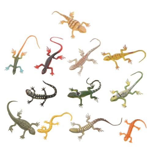 SOPOTUTU 24 Stück Teiliges Realistische Eidechsen Bunte Reptilien Modelle Pädagogisches Lernspielzeug und Party Deko für Halloween und April Fools Day SOPOTUTU 24 Stück Teiliges Realistische Eidechsen Bunte Reptilien Modelle Pädagogisches Lernspielzeug und Party Deko für Halloween und April Fools Day von SOPOTUTU