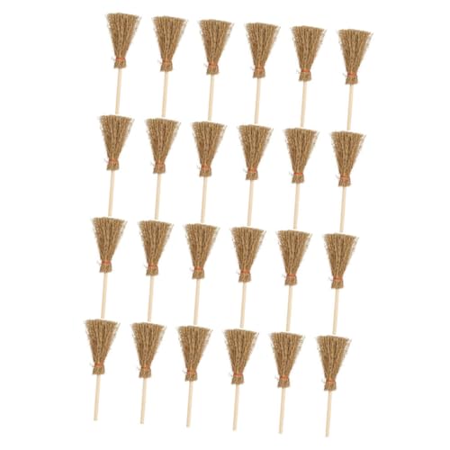 SOPOTUTU 25 Stück Teiliges Miniatur Puppenhaus Besen Dekorative Mini Besen für DIY Puppenhaus Micro Landschaft Sicher und Passend für Puppen und Bastelornament SOPOTUTU 25 Stück Teiliges Miniatur Puppenhaus Besen Dekorative Mini Besen für DIY Puppenhaus Micro Landschaft Sicher und Passend für Puppen und Bastelornament von SOPOTUTU