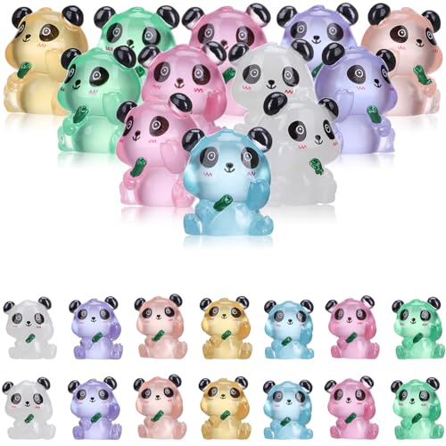 SOPOTUTU 28 Stück Leuchtende Mini Panda Figuren Resin in Farben Miniatur Deko für Bonsai Schlafzimmer und Party Langlebige Nachtlicht Dekoration mit Detailgetreuer Gestaltung SOPOTUTU 28 Stück Leuchtende Mini Panda Figuren Resin in Farben Miniatur Deko für Bonsai Schlafzimmer und Party Langlebige Nachtlicht Dekoration mit Detailgetreuer Gestaltung von SOPOTUTU