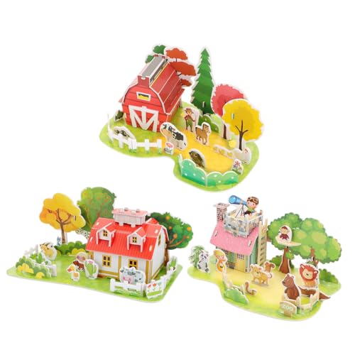 SOPOTUTU 3 Sätze Puzzle Teilig Cartoon Lernspielzeug Kreative Puzzles Pädagogisch Kognitive Spielzeuge für Eltern Junge Mädchen Interaktion SOPOTUTU 3 Sätze Puzzle Teilig Cartoon Lernspielzeug Kreative Puzzles Pädagogisch Kognitive Spielzeuge für Eltern Junge Mädchen Interaktion von SOPOTUTU