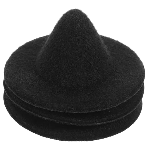 SOPOTUTU 3 Stück Miniatur Hexenhut Schwarze Mini Zauberer Hüte für Puppenhaus Deko DIY Basteln Halloween Kostüm Zubehör Niedliche Accessoires SOPOTUTU 3 Stück Miniatur Hexenhut Schwarze Mini Zauberer Hüte für Puppenhaus Deko DIY Basteln Halloween Kostüm Zubehör Niedliche Accessoires von SOPOTUTU