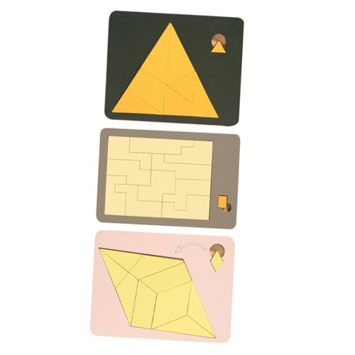 SOPOTUTU 3 Stück Teiliges Holzpuzzle für Pädagogisches DIY Holzspielzeug zur Feinmotorik Hand Auge Koordination und Kreatives Denken Robust und Sicher für Kleinkinder SOPOTUTU 3 Stück Teiliges Holzpuzzle für Pädagogisches DIY Holzspielzeug zur Feinmotorik Hand Auge Koordination und Kreatives Denken Robust und Sicher für Kleinkinder von SOPOTUTU