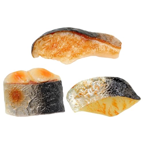 SOPOTUTU 3 Stück Teiliges Realistische Fischblock Modelle aus PVC Lebensechte Simulation von Fischstücken als Fotorequisite und Partydekoration Naturgetreu Gestaltet für Küche und Wohnraum SOPOTUTU 3 Stück Teiliges Realistische Fischblock Modelle aus PVC Lebensechte Simulation von Fischstücken als Fotorequisite und Partydekoration Naturgetreu Gestaltet für Küche und Wohnraum von SOPOTUTU