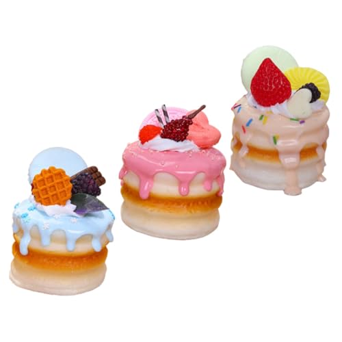 SOPOTUTU 3 Stück Teiliges Realistische Künstliche Kuchenmodelle Dekorative Fake Cakes in Mischfarben Detailgetreue Dessertattrappen für Fotografie Schaufenster und Lernzwecke SOPOTUTU 3 Stück Teiliges Realistische Künstliche Kuchenmodelle Dekorative Fake Cakes in Mischfarben Detailgetreue Dessertattrappen für Fotografie Schaufenster und Lernzwecke von SOPOTUTU