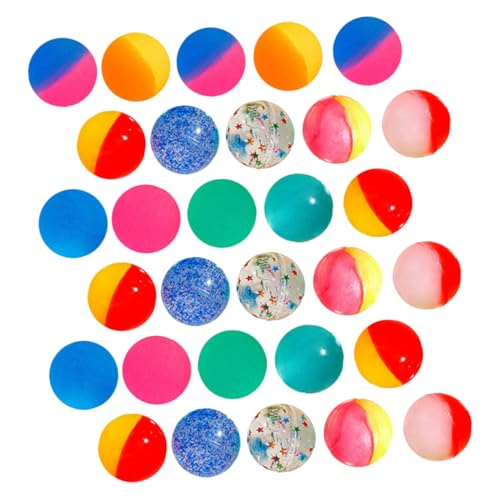 SOPOTUTU 30 Stück Teiliges Bunte Elastische Hüpfbälle für Kleine Transparente Spielzeugbälle Stressabbauend und Tragbar als Party mitgebsel für Vending Machines SOPOTUTU 30 Stück Teiliges Bunte Elastische Hüpfbälle für Kleine Transparente Spielzeugbälle Stressabbauend und Tragbar als Party mitgebsel für Vending Machines von SOPOTUTU