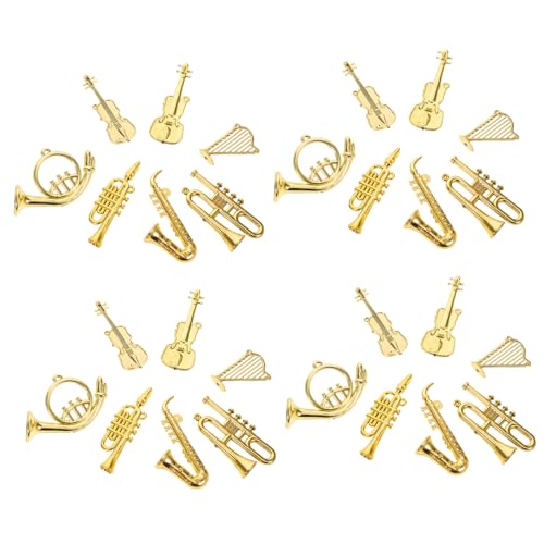 SOPOTUTU 35 Stück Miniatur Musikinstrument Dekoration Mini Posaune Figur Gitarre Dekor Puppenhaus Musikinstrumente Miniatur Musikinstrument Schlüsselanhänger Mini Geige Modell SOPOTUTU 35 Stück Miniatur Musikinstrument Dekoration Mini Posaune Figur Gitarre Dekor Puppenhaus Musikinstrumente Miniatur Musikinstrument Schlüsselanhänger Mini Geige Modell von SOPOTUTU