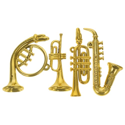 SOPOTUTU 4stücke Mini Musikinstrumente Ornament Für Zuhause Handgefertigte Miniatur Blasinstrumente Für Puppenhaus Geschenkidee Und Dekoartikel SOPOTUTU 4stücke Mini Musikinstrumente Ornament Für Zuhause Handgefertigte Miniatur Blasinstrumente Für Puppenhaus Geschenkidee Und Dekoartikel von SOPOTUTU