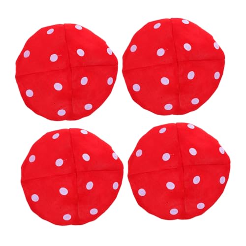 SOPOTUTU 4 Stück Gefleckte Pilzkappe Pilzkappe Hut Kinderpilzhut Kostüm Pilzpartyhut Kleine Pilzhut Pilzhut Kinderparty Pilzförmige Kappe Rotes Tuch SOPOTUTU 4 Stück Gefleckte Pilzkappe Pilzkappe Hut Kinderpilzhut Kostüm Pilzpartyhut Kleine Pilzhut Pilzhut Kinderparty Pilzförmige Kappe Rotes Tuch von SOPOTUTU