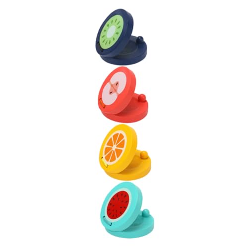 SOPOTUTU 4 Stück Holz Frucht Kastagnetten Bunte Lernspielzeug Musikinstrumente mit Apfel Orange Kiwi Wassermelone Pädagogisch Fördert Gehör und Motorik für Vorschulkinder SOPOTUTU 4 Stück Holz Frucht Kastagnetten Bunte Lernspielzeug Musikinstrumente mit Apfel Orange Kiwi Wassermelone Pädagogisch Fördert Gehör und Motorik für Vorschulkinder von SOPOTUTU
