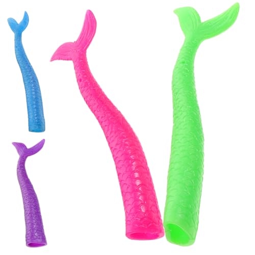 SOPOTUTU 4 Stück Meerjungfrau Fingerpuppen Bunte Weiche Fingertierspielzeuge für Kleinkinder Realistische Handpuppen zum Geschichtenerzählen Waschbar Fördert Kreativität Zufällige Farbe SOPOTUTU 4 Stück Meerjungfrau Fingerpuppen Bunte Weiche Fingertierspielzeuge für Kleinkinder Realistische Handpuppen zum Geschichtenerzählen Waschbar Fördert Kreativität Zufällige Farbe von SOPOTUTU