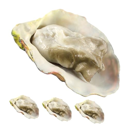 SOPOTUTU 4 Stück Simulation Austern Modell Teiliges Realistische Muschel Dekorationsset Leicht Tragbar für Meeresfrüchte Restaurants Zuhause und Outdoor Veranstaltungen SOPOTUTU 4 Stück Simulation Austern Modell Teiliges Realistische Muschel Dekorationsset Leicht Tragbar für Meeresfrüchte Restaurants Zuhause und Outdoor Veranstaltungen von SOPOTUTU