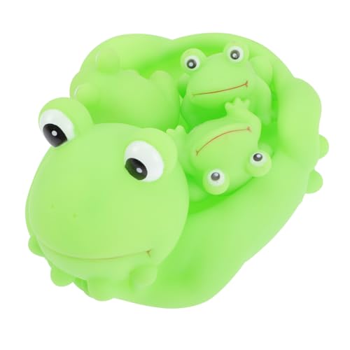 SOPOTUTU 4 Stück Teiliges Badespielzeug Frosch Motiv Weiches Hautfreundliches Junge Mädchen Badewannenspielzeug mit Tierischem Design Pädagogisch Fördert Hand Auge Koordination für Junge SOPOTUTU 4 Stück Teiliges Badespielzeug Frosch Motiv Weiches Hautfreundliches Junge Mädchen Badewannenspielzeug mit Tierischem Design Pädagogisch Fördert Hand Auge Koordination für Junge von SOPOTUTU